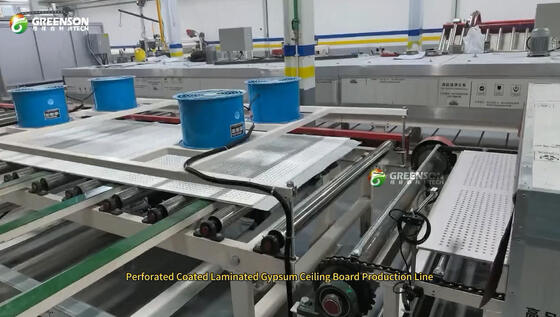Lini Produksi Penyemprotan Papan Gipsum Ramah Lingkungan