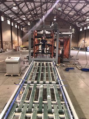Harga yang bagus Lini produksi papan Magnesium oksida Tahan Api otomatis on line