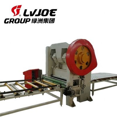 Gypsum Sheet Logam Lubang Punch Machine / Mesin Perforasi Genteng