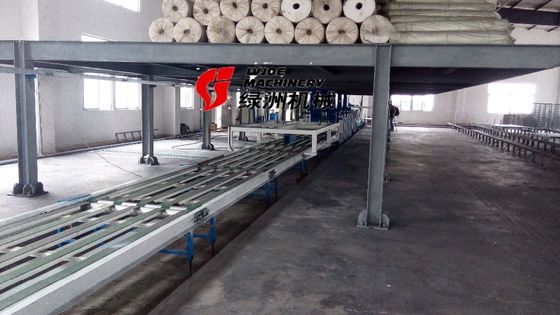 Bahan Bangunan Sepenuhnya Otomatis Laminasi Mesin Dustless Mgo Dewan Line Produksi