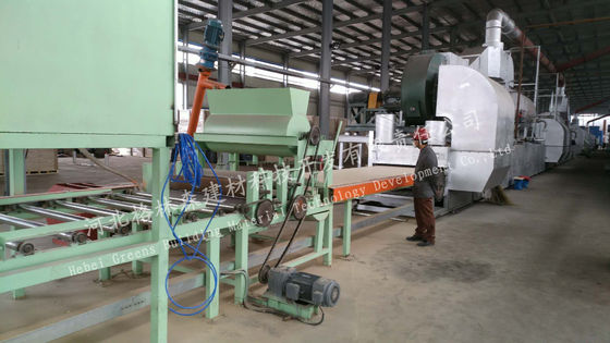 Harga yang bagus Mesin Papan Plafon Serat Mineral 600x600mm Lini Produksi Ubin Langit-langit 2x2 on line