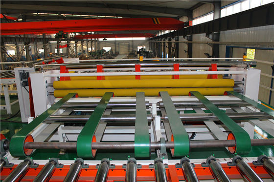 Harga yang bagus Dua Sisi PVC Film Mesin Laminasi Eternit Dengan Mesin Pemotong on line