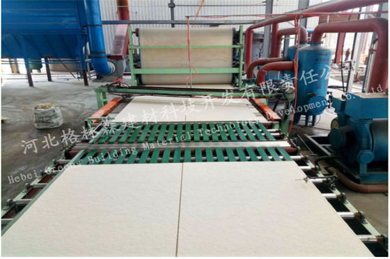 Lini Produksi Papan Mineral Fiber Kekuatan Tinggi Sertifikasi ISO CE