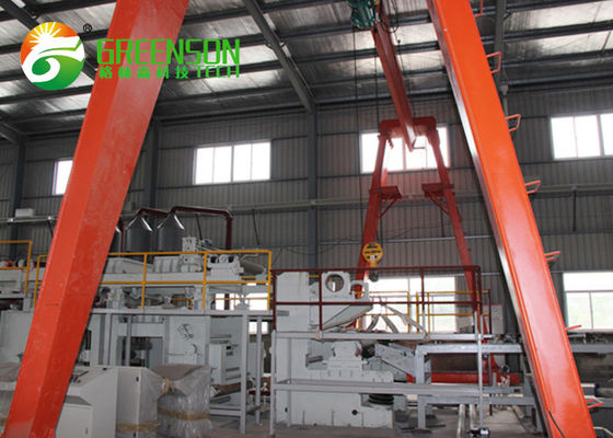 Harga yang bagus Frekuensi Tinggi 380V Fiber Lini Produksi Dewan Panas Baik Dan Isolasi Suara on line