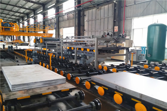 Harga yang bagus Bahan Konstruksi Bangunan Mesin Papan Kalsium Silikat Kapasitas Tinggi on line